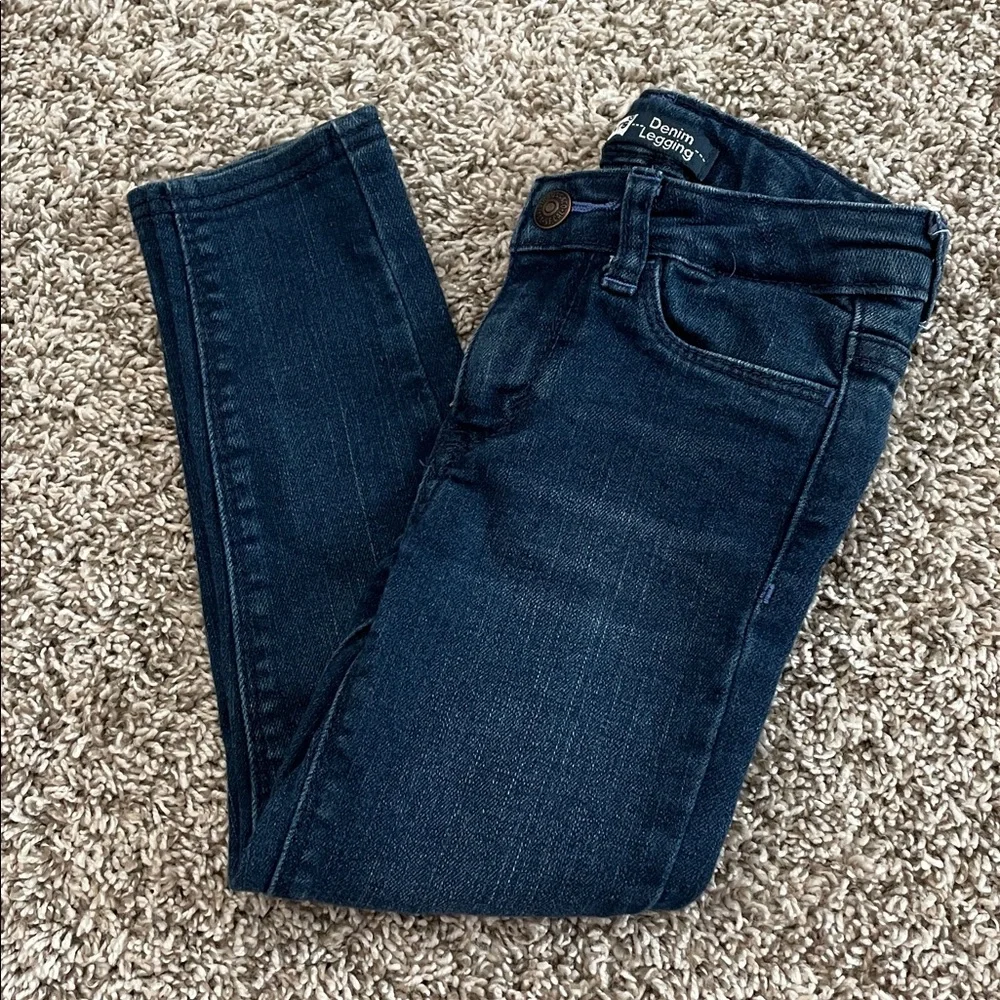 Levi's Girls size 4 Dark Blue Denim Legging